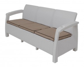 Диван Yalta Premium Sofa 3 Set (Ялта) белый (+подушки под спину) в Набережных Челнах - naberezhnye-chelny.mebel-74.com | фото