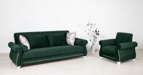 Комплект Роуз ТД 411 диван-кровать + кресло + комплект подушек в Набережных Челнах - naberezhnye-chelny.mebel-74.com | фото