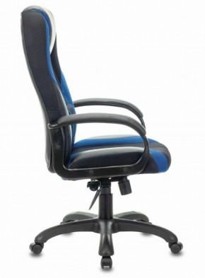 Кресло компьютерное BRABIX PREMIUM "Rapid GM-102" (экокожа/ткань, черное/синее) 532106 в Набережных Челнах - naberezhnye-chelny.mebel-74.com | фото