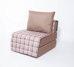 Кресло-кровать бескаркасное Харви (коричневый-квадро беж) в Набережных Челнах - naberezhnye-chelny.mebel-74.com | фото