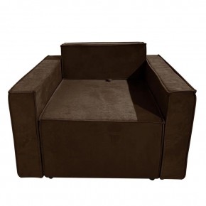 Кресло-кровать Принц КК1-ВК (велюр коричневый) в Набережных Челнах - naberezhnye-chelny.mebel-74.com | фото