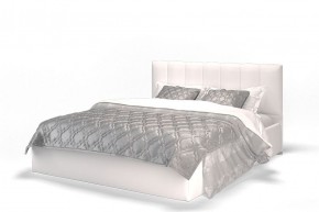 Кровать Элен 1600 + основание с ПМ (Vega white) белый в Набережных Челнах - naberezhnye-chelny.mebel-74.com | фото