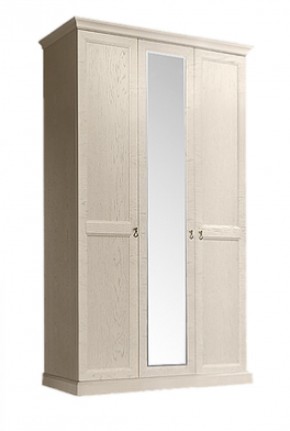 Шкаф 3-х дверный (с зеркалом) для платья и белья Венеция дуб седан (ВНШ1/3) в Набережных Челнах - naberezhnye-chelny.mebel-74.com | фото